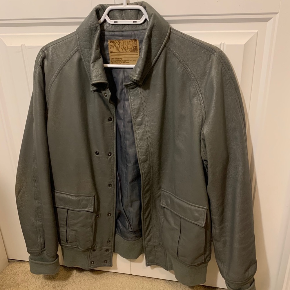 Nonnative leather jacket made in Japan